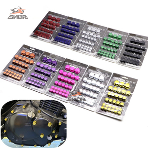 SNOR Leocar Kit de capuchons de vis décoratifs en plastique chromé pour Yamaha Air Blade 1 Accessoires <span class=keywords><strong>moto</strong></span> - Product Image 1