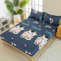 Housse de protection anti-poussière avec chapeau de lit fixe faisant des draps plats Simmons Couvre-lit double simple antidérapant