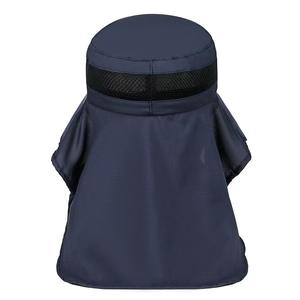 Sombrero de protección solar para exteriores con solapa para el cuello, transpirable, de ala ancha, para hombres y mujeres, para verano, pesca, senderismo, color gris claro - Product Image 3