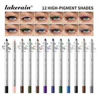 Crayon pour les yeux en bois Lakerain, adapté aux lèvres et aux yeux, application en une seule traite, hydratant, lisse, portable