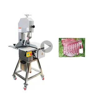Factory Price Saw Ribs Frozen Beef Steak Bone Meat Fish Products Automatic Meat Cutting Band Saw Bone Cutting Machine