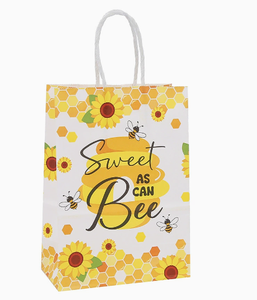 Sac cadeau DAMAI Bee pour la rentrée scolaire et les anniversaires avec poignée, sacs en papier kraft imperméables pour friandises de fête, emballages de cadeaux - Product Image 4