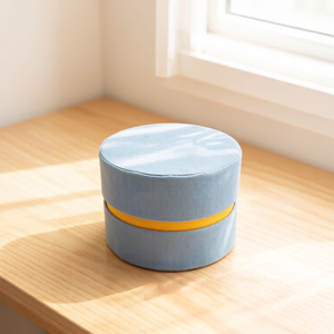 Luxury-Style Rigid Matte Macaron Jewelry Box Fur Covered Double Layer <strong>Ear</strong> Pendants <strong>Rings</strong> Necklaces Portable <strong>Storage</strong> - Product Image 4