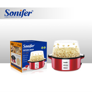 Sonifer SF-4015 Nhà Sản Xuất Chuyên Nghiệp Nhà 220V Dầu Nóng Tấm Đa Chức Năng Điện Đỏ Mini <span class=keywords><strong>Popcorn</strong></span> Maker Máy - Product Image 3