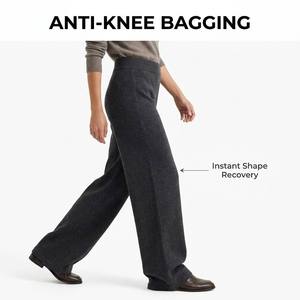 Pantaloni Invernali Extra Lunghi 36" con Gamba Larga a Costine, Vita Alta, per Donne Alte, Personalizzabili, Vendita all'Ingrosso - Product Image 3
