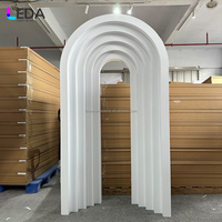 LEDA Events Party Decoration Panel LED Acrylic Arch Flower Box Wedding Plinth Backdrop Set for Wedding
