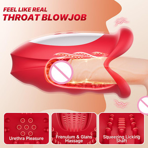 Nieuwe Aankomst Mond Seksspeeltjes Mannelijke Masturbatie Penis Trainingsapparaat <span class=keywords><strong>App</strong></span> Gestuurde Masturbatiemachine Voor Mannen - Product Image 3