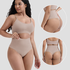 Nouvel Arrivage Prix Usine Ensemble de Shapewear Sculptant Style String pour Femme, pour Compression, Yoga, Entraînement, Streetwear ou Superposition - Product Image 1