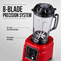 Mixeur Commercial Professionnel Haute Vitesse 4L Robuste 2500W pour Hôtels, Bars à Jus, Usage Domestique et en Camping-Car