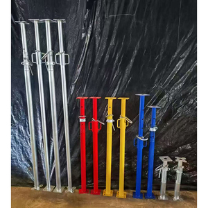 Accesorio de apuntalamiento de acero pregalvanizado de alta resistencia Soporte de encofrado de losa ajustable Recubrimiento de polvo ligero para construcción de edificios - Product Image 4