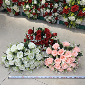 <span class=keywords><strong>Bouquet</strong></span> <span class=keywords><strong>de</strong></span> roses artificielles en soie, 24 grandes <span class=keywords><strong>fleurs</strong></span>, pour mariage, remise <span class=keywords><strong>de</strong></span> diplôme, Saint-Valentin, décoration, accessoires floraux pour <span class=keywords><strong>mariée</strong></span>, Noël, mariages - Grande Vente - Product Image 3