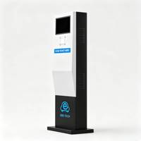 Système de distributeur de tickets de stationnement commercial et de terminal de sortie par lecture de tickets avec LPR et point de paiement centralisé