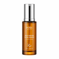 Großhandel Luxus Goldgeprägte Siebdruck-Kosmetikset mit Eigenem Logo in Bernsteinglas, Silberkappe 50g Cremetiegel 40ml Lotionspender