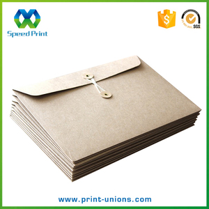 Enveloppe personnalisée de taille A5 A4 avec oeillet et corde pour <span class=keywords><strong>photos</strong></span>/emballage de dossiers papier à utiliser avec logo d'entreprise - Product Image 4