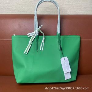 Sac fourre-tout <span class=keywords><strong>grande</strong></span> capacité pour femme, style rétro français, tendance, pratique, à ouverture supérieure, sac seau à bandoulière, couleur unie - Product Image 2