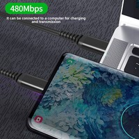 Chargeur rapide personnalisé 60W câble de données USB prix de gros d'usine 2.4A Charge rapide 1m/2M ligne de câble flexible de téléphone portable