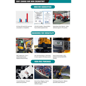 จัดส่งฟรี รถขุดขนาดเล็ก <span class=keywords><strong>2.2</strong></span> ตัน เครื่องยนต์คูโบต้า รถขุดดิน รถขุดขนาดเล็ก ราคาถูกจากจีน - Product Image 4
