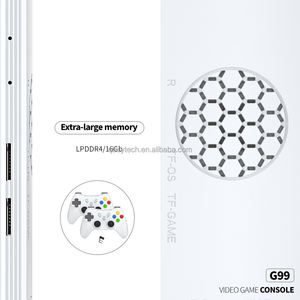 Nueva Consola de Videojuegos G99 con Tarjeta de Memoria de 128 GB, 20000 Juegos, Control Inalámbrico de Joystick Analógico Dual de <span class=keywords><strong>2</strong></span>.4 GHz, Memoria Expandible 35 - Product Image 4