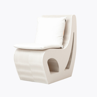 Sofá de Papel de 1 a 3 Plazas, Sofá Plegable, Papel Artesanal Ecológico, Sofá Esquinero para Sala de Estar