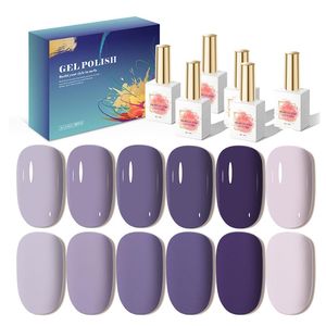 AILANUO Dropshipping suministros para uñas Venta al por mayor colores Gel colección de esmalte de uñas conjunto logotipo personalizado OEM Etiqueta Privada Gel polaco - Product Image 1
