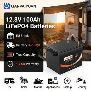 Batterie LiFePO4 à semi-conducteurs LianPaiYuan U206 12,8V 100Ah pour bateaux, 14 kg, 4000 cycles - Product Image 1