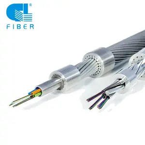 GL 18 Years Optical Fibre OEM Manufactory Indoor Armoured Overhead Power Ground Wire Opgw Fiber Optic Cable