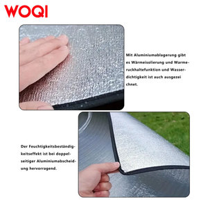 Esterilla de <span class=keywords><strong>Camping</strong></span> WOQI, Manta de Espuma con Lámina de Aluminio <span class=keywords><strong>para</strong></span> <span class=keywords><strong>Camping</strong></span>, Esterilla <span class=keywords><strong>Aislante</strong></span> Térmica de Aluminio <span class=keywords><strong>para</strong></span> Reflejar el Calor - Product Image 4
