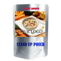 Sachet Doypack personnalisé imprimé pour l'emballage de poulet prêt à consommer et de congee instantanée