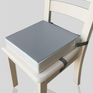 Chaise haute durable et robuste pour bébés et enfants, coussin personnalisé, siège portable antidérapant, <span class=keywords><strong>rehausseur</strong></span> carré en éponge avec sangle - Product Image 4