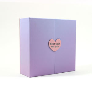 Boîtes cadeaux rigides personnalisées HAIPAI de luxe, magnétiques, à double ouverture, recyclables, finition mate, avec doublure en mousse pour crème <span class=keywords><strong>visage</strong></span> - Product Image 1