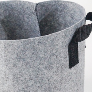 Matériaux soigneusement sélectionnés gris 300G <span class=keywords><strong>feutre</strong></span> épais 20 gal tissu sacs de culture - Product Image 2