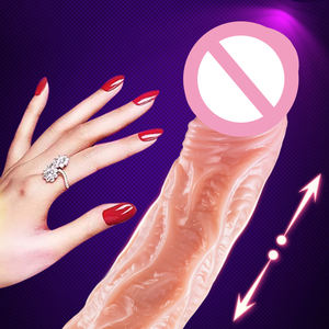 เครื่องนวดอัตโนมัติแบบสอดใส่ได้ คุณภาพสูง ขายดี พร้อมระบบทำความร้อนและระบบสั่น - ดีไซน์ซิลิโคน ABS สมจริงสำหรับผู้หญิง - Product Image 6