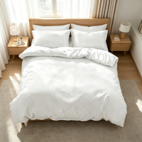 Ensemble de housse de couette et taies d'oreiller en polyester écologique personnalisé, 3 pièces, avec impression 3D de dessins animés, utilisable toute l'année pour les hôtels