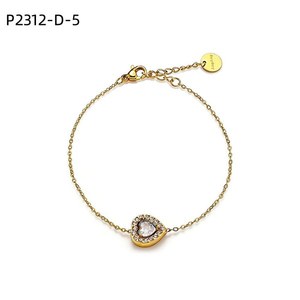 AMY AMY สร้อยข้อมือเงิน925 zircon สำหรับผู้หญิงสวมใส่ในชีวิตประจำวันสไตล์โรแมนติกสายโซ่เครื่องประดับ P2312 - Product Image 4