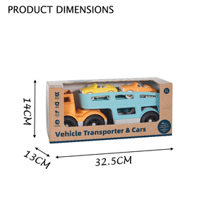 Transportador <span class=keywords><strong>de</strong></span> vehículo <span class=keywords><strong>de</strong></span> paja <span class=keywords><strong>de</strong></span> trigo, Material respetuoso con el medio ambiente, <span class=keywords><strong>juguetes</strong></span> <span class=keywords><strong>de</strong></span> transporte para coches - Product Image 4