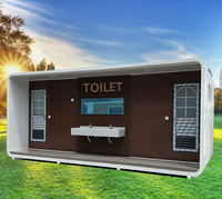 Toilettes Conteneurs Modulaires Intelligentes de Luxe pour Extérieur, Préfabriquées, Portables, pour Écoles, Bureaux et Espaces Publics en Chine