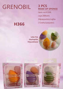 Spugna per trucco GRENoble, 2 pezzi, strumento di bellezza lavabile per l'applicazione sul viso - Product Image 3