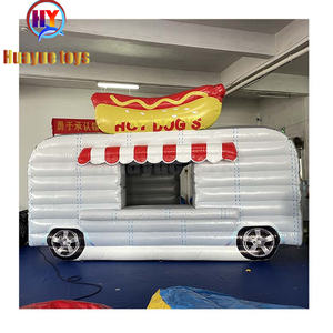 Precio de fábrica Comercial PVC Comida Inflable Tienda de perritos calientes Anuncio Coche Tienda de campaña Tienda portátil al aire libre 5*2,5 M - Product Image 3