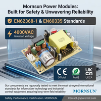 Konverter Daya AC DC Open Frame Mornsun LO35-20B15-M 36W 15V2.4A 85~264VAC Pemasangan PCB Pendingin Udara Efisiensi 88% Medis