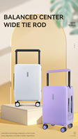 Valise rigide en PC injecté, très vendue, avec poignée large et roues silencieuses, fabrication OEM en gros à Guangzhou