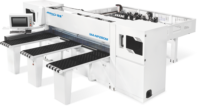 Scie à quatre côtés haute vitesse MINGAN 50m/min pour portes en bois MA-NP280M – Scie CNC pour le dégrossissage et le chanfreinage des portes