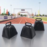 Lesgazers LGS-YC036 Campanello Quadrato Personalizzato con Suono Nitido, Campanello in Metallo per Pecore, Campanello Vintage per Animali Domestici