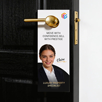 Impression personnalisée de supports promotionnels immobiliers en carton : porte-clés, prospectus, inserts promotionnels pour agents immobiliers, cartes de visite