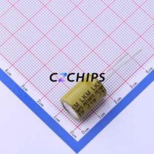 LKML1602H180MF ตัวเก็บประจุอลูมิเนียมอิเล็กโทรไลติกผ่านรู D12.5xL16mm 18uF 20% 500V 470mA-100kHz - Product Image 2