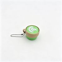 Porte-clés anti-stress imprimé en 3D en forme de tasse à café, jouet de pression pour latte art, pendentif anti-stress pour les doigts, vente en gros personnalisée