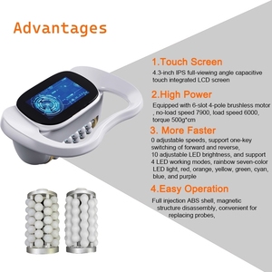 Masajeador Corporal Manual con Tecnología de Rodillos 360°, Frecuencia de 5-200Hz para Rejuvenecimiento de la Piel, Lifting y Estimulación Plantar en Casa - Product Image 6