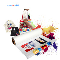 Printer DTF 42cm, dengan Shaker A2 otomatis penuh 16.5 inci Digital DTF Inkjet Printer kepala ganda Transfer panas Inkjet