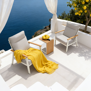 Ensemble <span class=keywords><strong>de</strong></span> 3 chaises <span class=keywords><strong>de</strong></span> conversation en aluminium Dwoo pour balcon, légères, imperméables, pour hôtel, <span class=keywords><strong>jardin</strong></span>, loisirs, ensemble <span class=keywords><strong>de</strong></span> chaises individuelles - Product Image 3