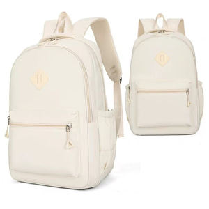 Sac à dos unisexe léger pour le collège étanche à la mode fermeture à glissière design élégant doublure en polyester pour étudiants - Product Image 5