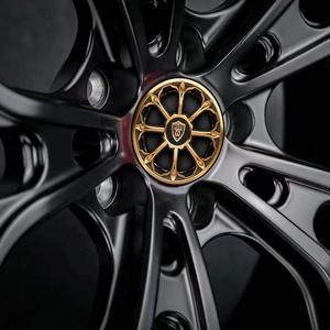 Cerchi in Lega di Alluminio Forgiati Scomponibili in 2 Pezzi Hyper Black di Grande Successo per Auto di Lusso C8 BMW Ferrari con Design a Cava Profonda da 16-26 Pollici - Product Image 3